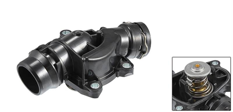 Autohaux Autokühlmittel-Thermostatgehäuse-Baugruppe PEL000050/11512354056/93171547 / Passend for BMW/Passend for Land Rover Range Rover 2003–2012 von YTRAVHI