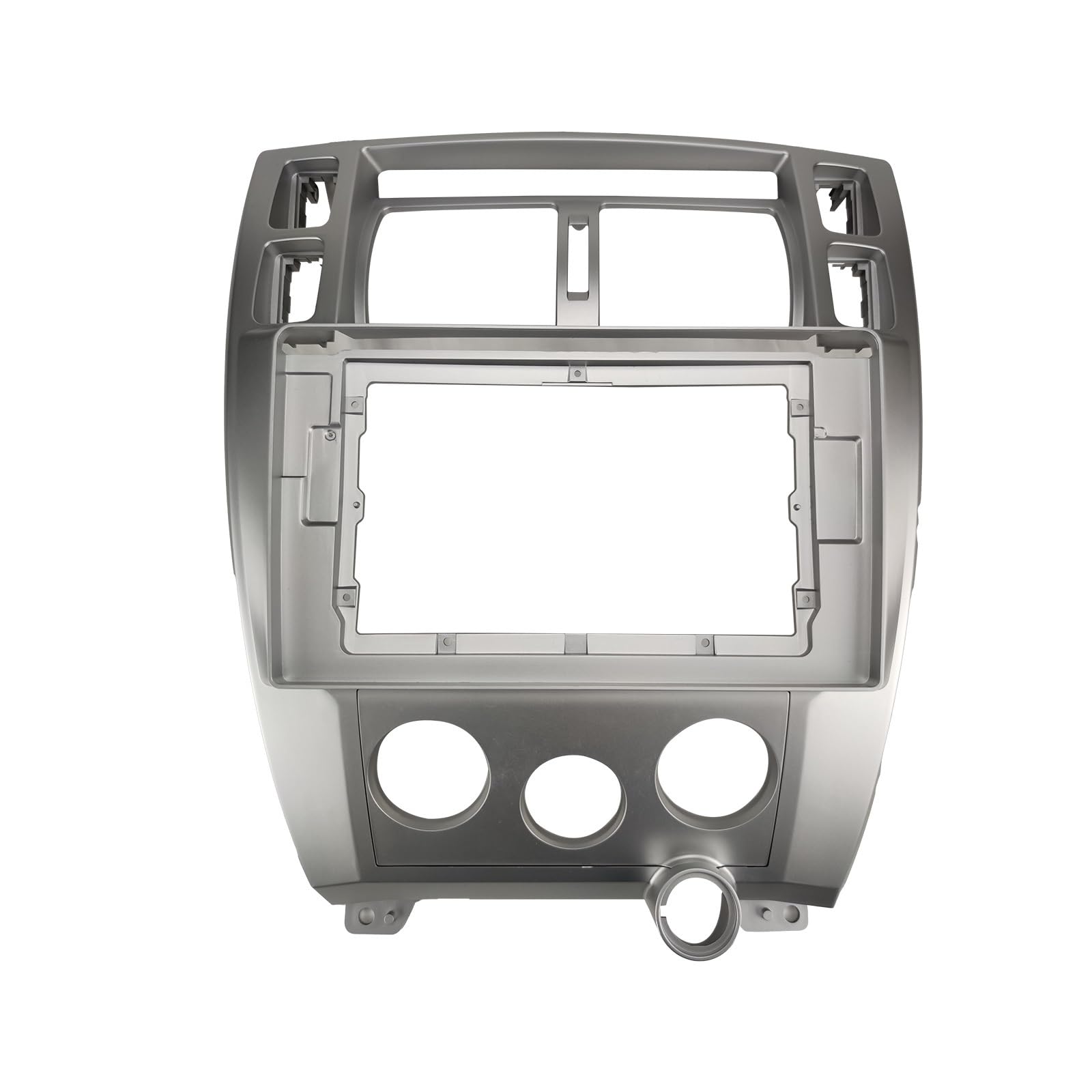Autoradio Radioblende Doppel 2-Din-Autorahmen-Audio-Montageadapter Armaturenbrett-Verkleidungskits 10,1 Zoll/Passend for HYUNDAI TUCSON 2006-2013 Radio-Player Autoradio Radioblende Doppel(Black) von YTRAVHI