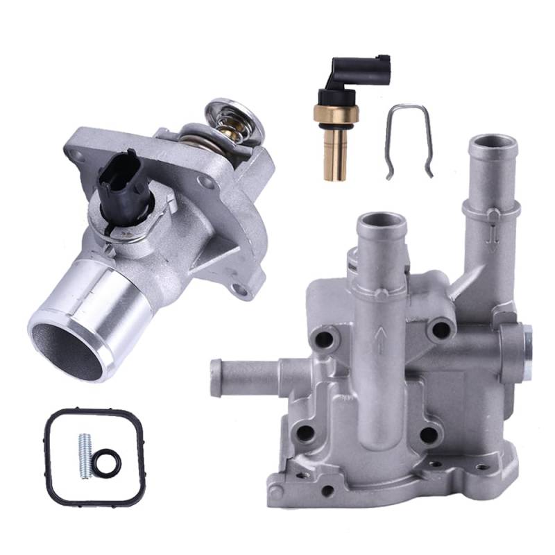 / Passend for Chevrolet Aveo Cruze Motorkühlmittelthermostat und Aluminiumgehäuse 96984103 96817255 / Passend for Opel Astra Zafira Signum Vectra(Combination2) von YTRAVHI