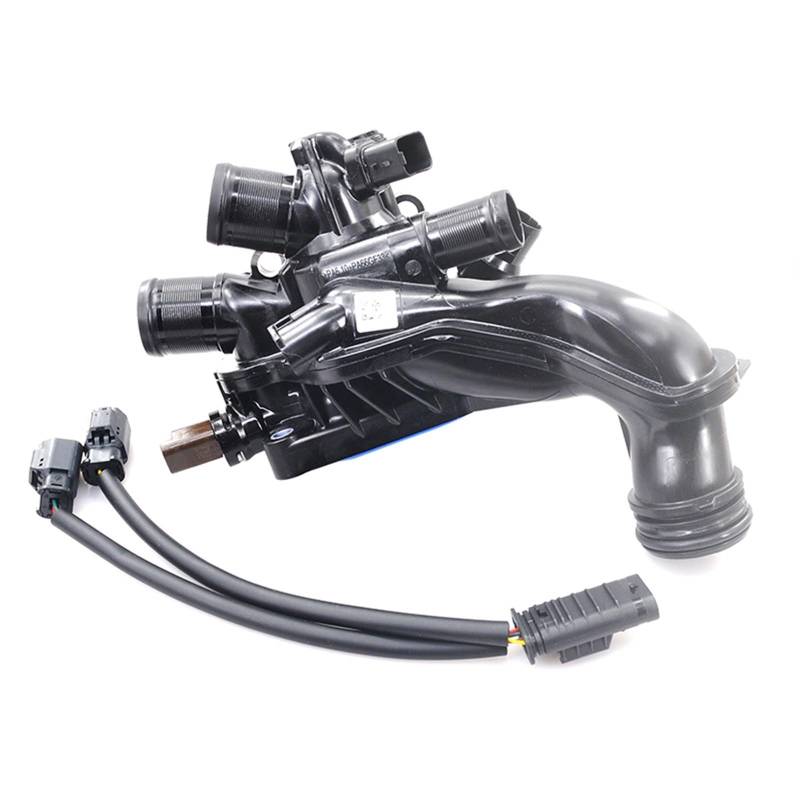 Thermostatgehäuse 9808646980 / Passend for MINI R56 R55 Peugeot 207 208 308 508 2008 3008 1,4 1,6 16VTi Citroen DS3 C3(With Wire) von YTRAVHI