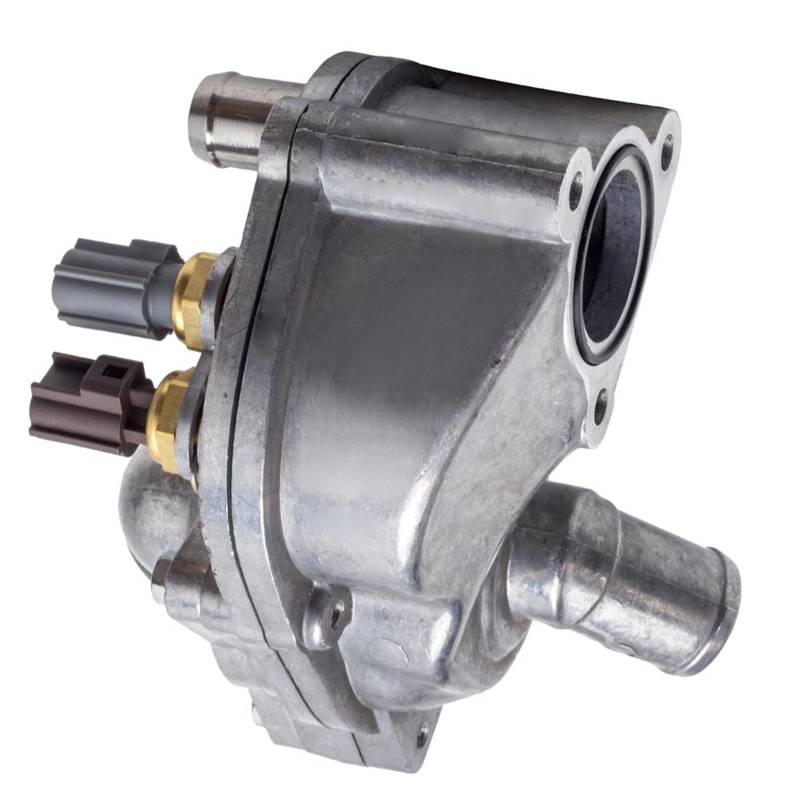 Verbessertes Aluminium-Thermostatgehäuse/Passend for Ford Mustang Explorer 4.0L V6 Abdeckung 2L2Z8575AA 2005–2010 mit Sensoren for Mountaineer von YTRAVHI