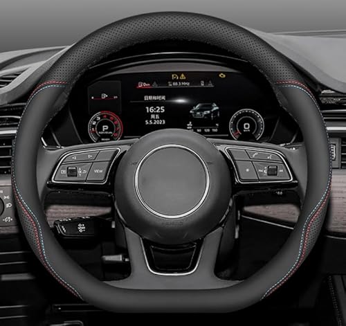 Auto Lenkradbezug, für Au-di A4L A3 Q2L, Lenkerbezug, rutschfest, Auto-Innenausstattung,A Auto Lenkradbezug, für Au-di A4L A3 Q2L, Lenkerbezug, rutschfest, Auto-Innenausstattung,A von YTRDFGH