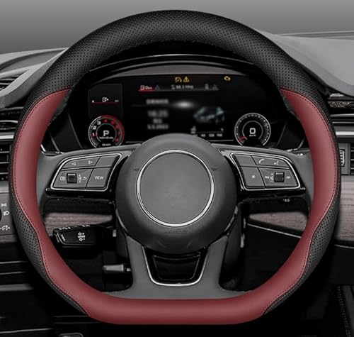 Auto Lenkradbezug, für Au-di A4L A3 Q2L, Lenkerbezug, rutschfest, Auto-Innenausstattung,C Auto Lenkradbezug, für Au-di A4L A3 Q2L, Lenkerbezug, rutschfest, Auto-Innenausstattung,C von YTRDFGH