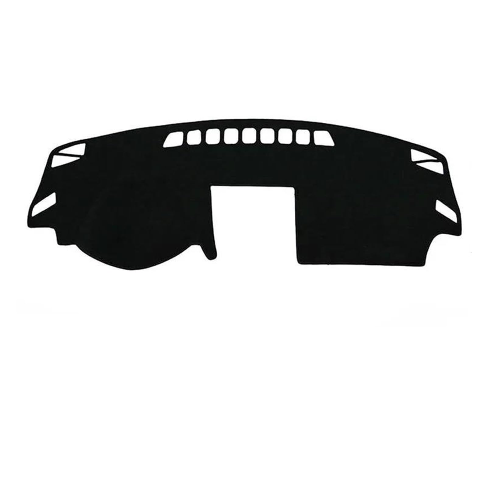 Armaturenbrett-Matte, Armaturenbrett-Abdeckung Matte Sonnenschutz Teppich-Zubehör LHD RHD Für Qashqai Für Rogue 2008–2015(Red Edge,With NAV) von YTREAMC