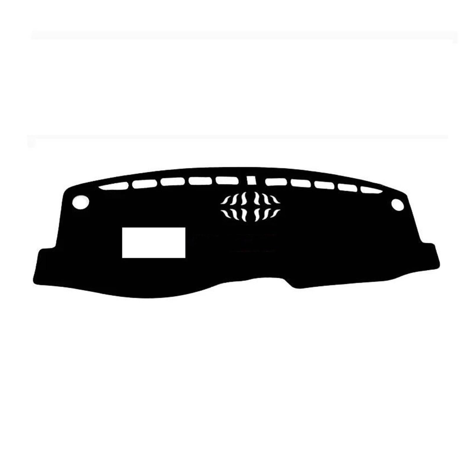 Auto Armaturenbrett Abdeckung Dash Matte Pad Abdeckung Teppich Sonnenschutz Für Focus 4 MK4 2019 2020(Black Edge,With HUD) von YTREAMC