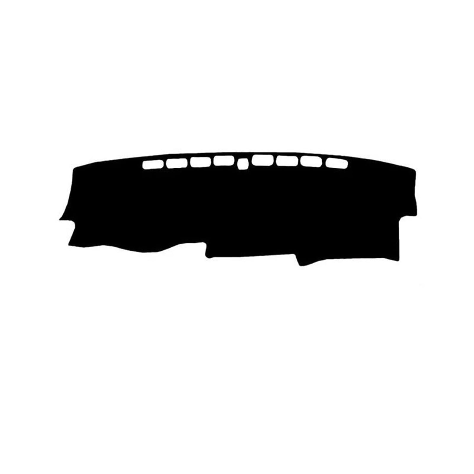 Auto Dashboard Abdeckung Teppich Dashmat Kissen Sonnenschutz LHD RHD Für Hyundai Ix35 2018 2019 2020 2021(Black Edge) von YTREAMC