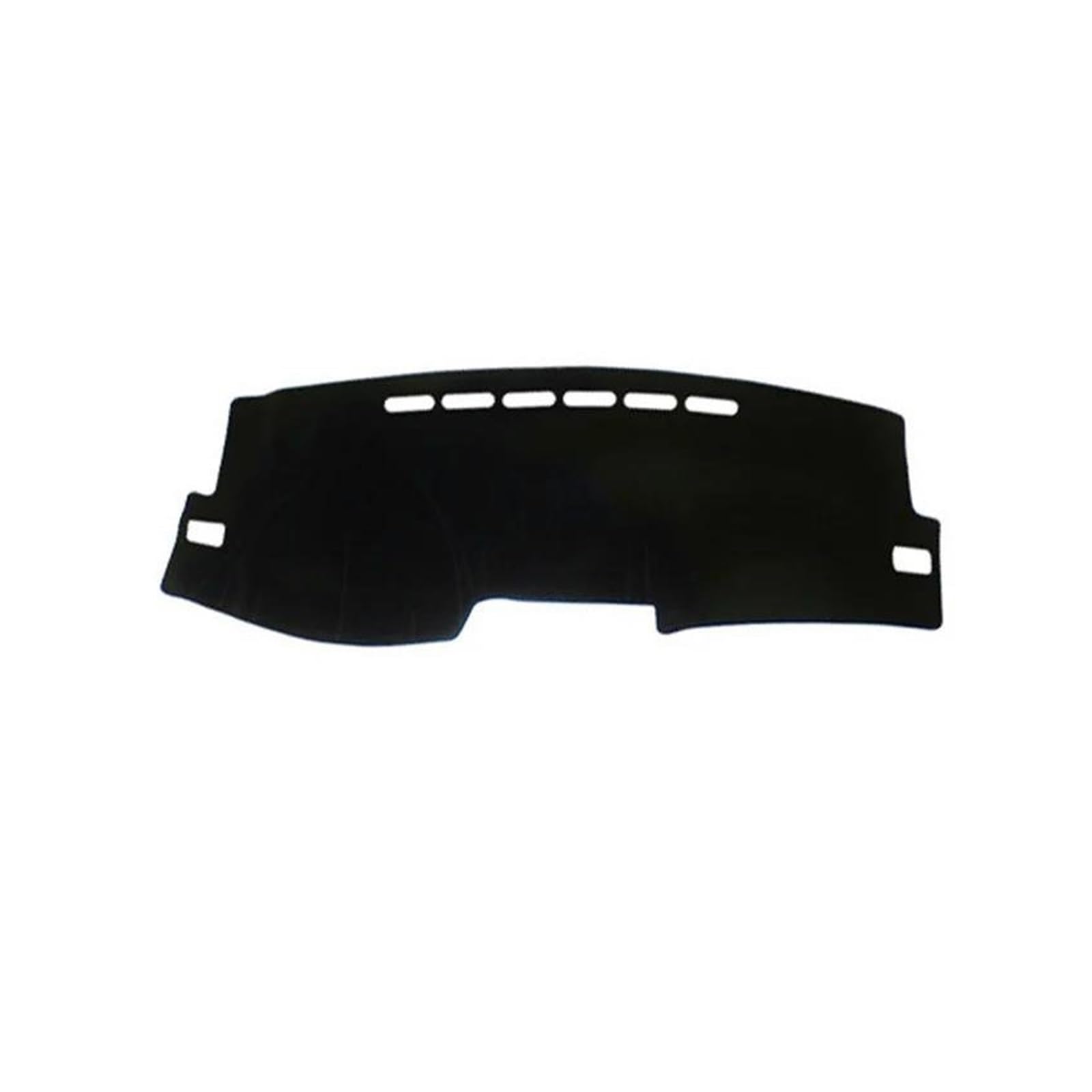 Carbon Faser Leder Auto Dashboard Abdeckung Dash Matte Auto Sonnenschutz Pad Für Toyota Corolla E140 E150 2006-2013(Black Black) von YTREAMC