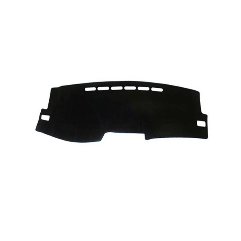 Carbon Faser Leder Auto Dashboard Abdeckung Dash Matte Auto Sonnenschutz Pad Für Toyota Corolla E140 E150 2006-2013(Black Brown) von YTREAMC