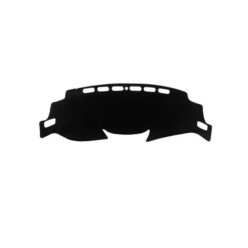 Carbon Faser Leder Auto Dashboard Abdeckung Dash Matte Sonnenschirm Teppiche Zubehör LHD RHD Für X-trail Für Xtrail T32 2014-2018 2019 2020(Black Black) von YTREAMC