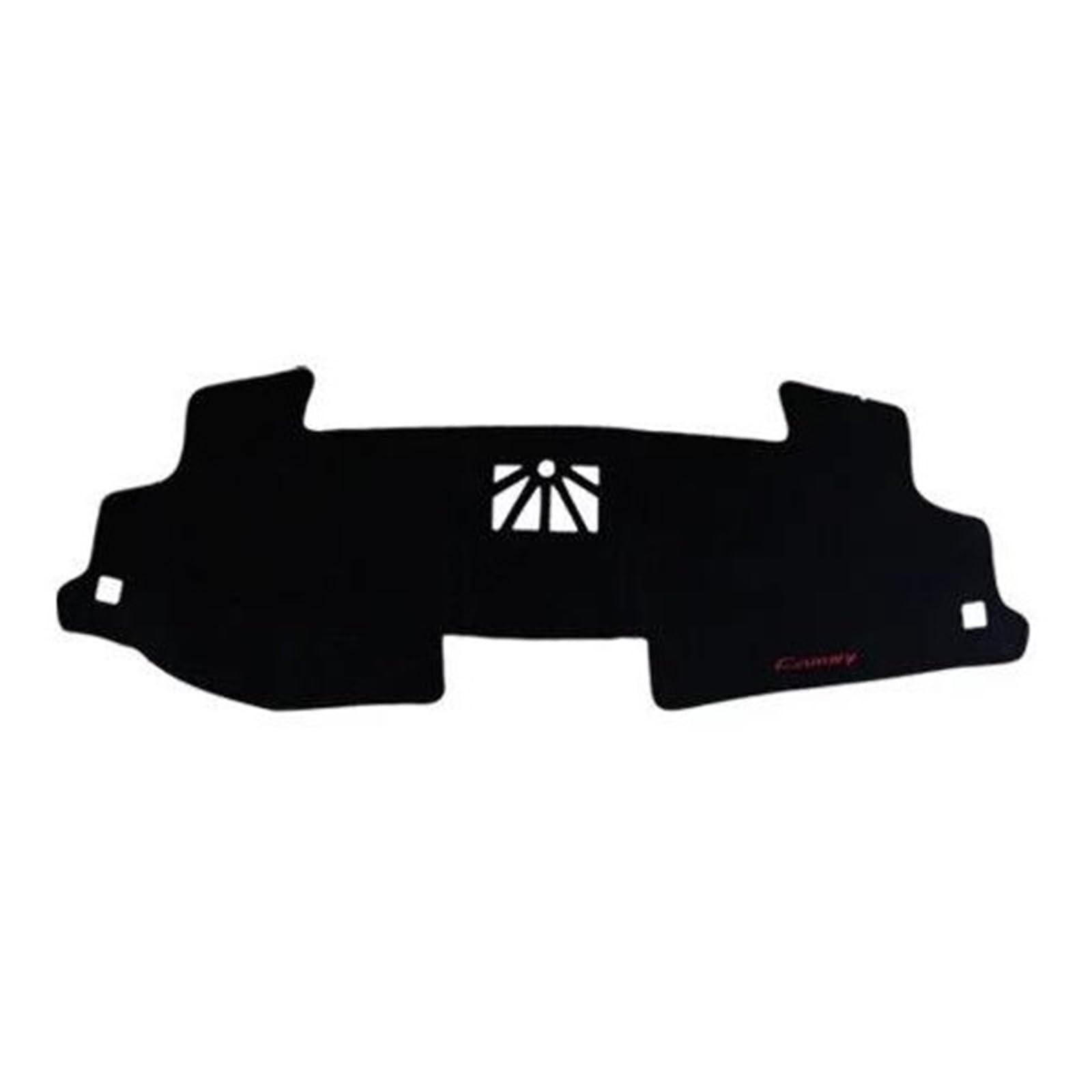 Carbon Faser Leder Auto Dashboard Abdeckungen Matte Schatten Kissen Pad Teppiche Für Toyota Camry 50 XV50 2012 2013 2014 2015 2016 2017(Black Red) von YTREAMC
