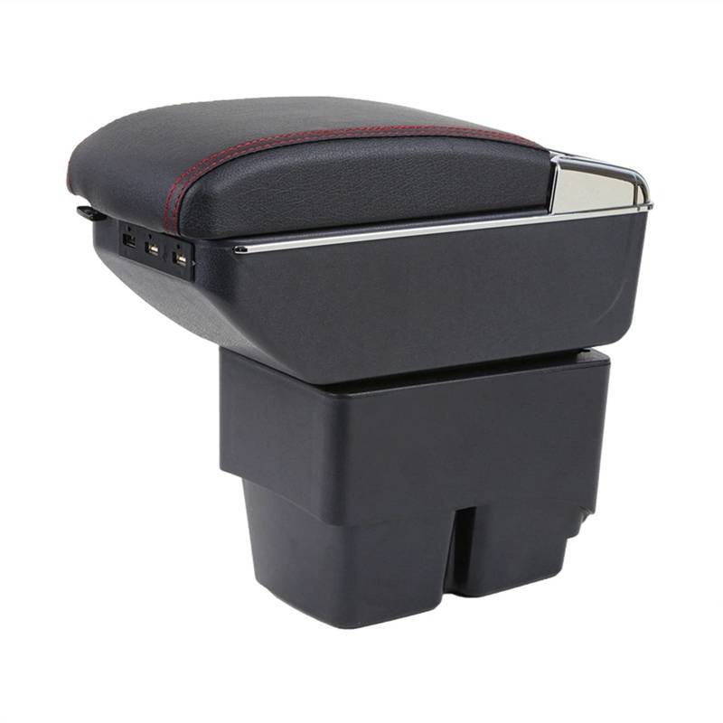 Für Ford Fiesta 2009-2017 Armlehne Box Central Store Center Console Box Mit USB von YTREAMC