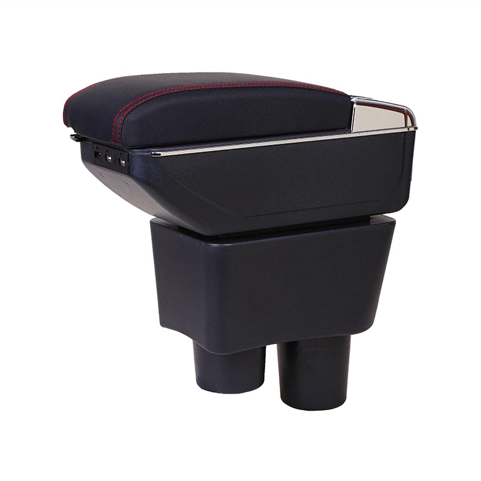 Für Nissan Almera Für Versa 2008-2021 Armlehne Box Central Store Content Storage Latio Box Aschenbecher Mit USB Für Nissan Almera Für Versa 2008-2021 Armlehne Box Central Store Content Storage Latio Box Aschenbecher Mit USB von YTREAMC