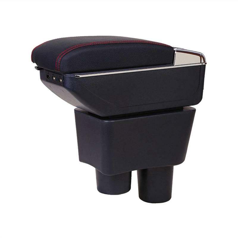 Für Nissan Almera Für Versa 2008-2021 Armlehne Box Central Store Content Storage Latio Box Aschenbecher Mit USB von YTREAMC