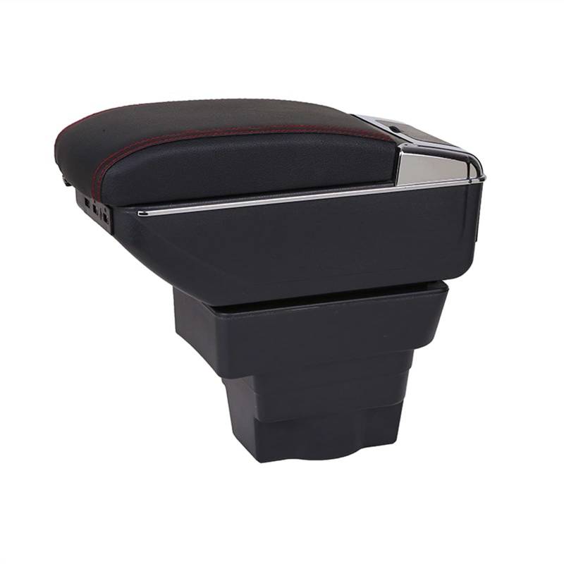 Für Opel Astra J Armlehne Box Auto Mittelarmlehne Aufbewahrungsbox Aschenbecher Getränkehalter Dekoration Zubehör 2010-2013 von YTREAMC