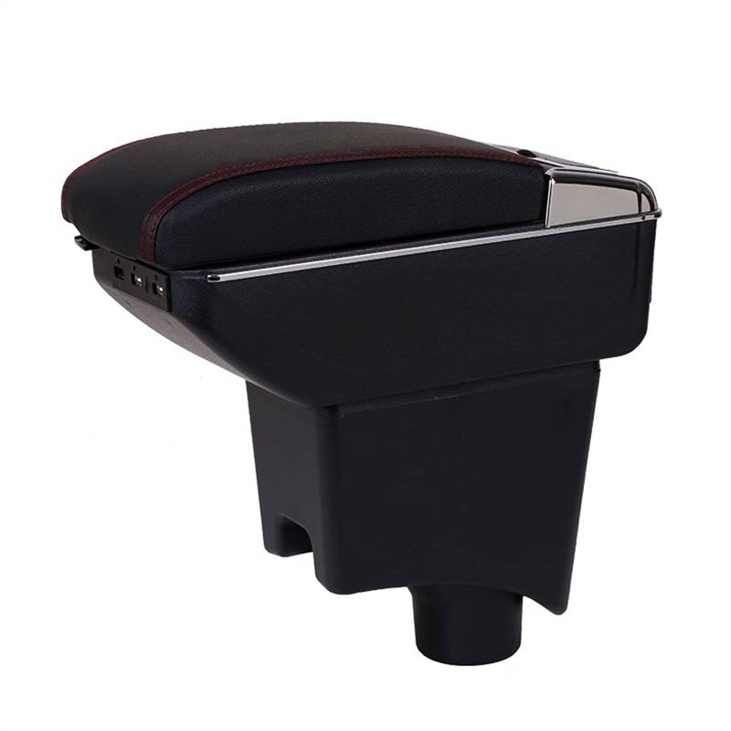 Für Renault Sandero Dacia Armlehnenbox Double Layer Stretched Central Store Content Aufbewahrungsbox von YTREAMC