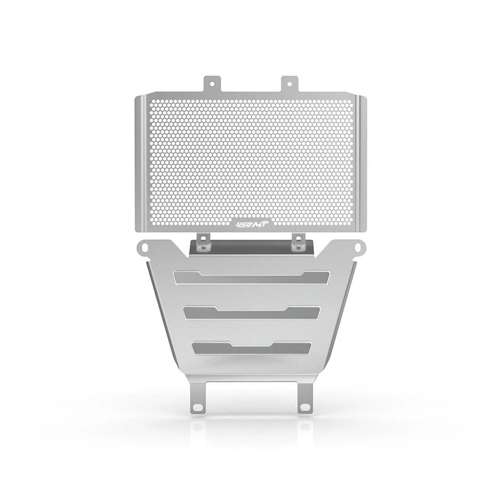 Kühlergrill Wache Schutz Motor Abdeckung Motorrad Fan Shield Protector Für CFMOTO 450MT 450 MT 2024 2025 2026(Silver,M) von YTREAMC