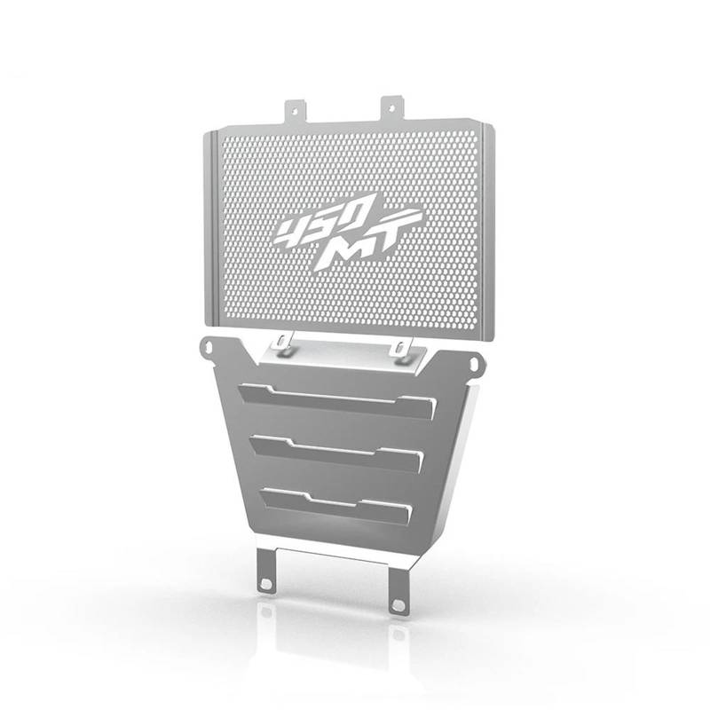 Kühlergrill Wache Schutz Motor Abdeckung Motorrad Fan Shield Protector Für CFMOTO 450MT 450 MT 2024 2025 2026(Silver,S) von YTREAMC
