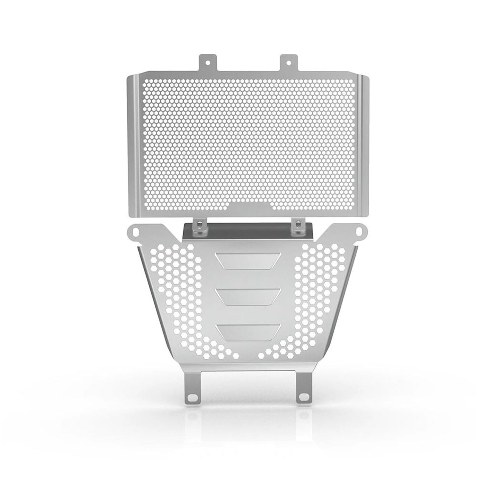 Kühlergrill Wache Schutz Motor Abdeckung Motorrad Fan Shield Protector Für CFMOTO 450MT 450 MT 2024 2025 2026(Silver,XL) von YTREAMC