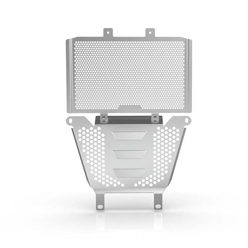 Kühlergrill Wache Schutz Motor Abdeckung Motorrad Fan Shield Protector Für CFMOTO 450MT 450 MT 2024 2025 2026(Silver,XL) von YTREAMC