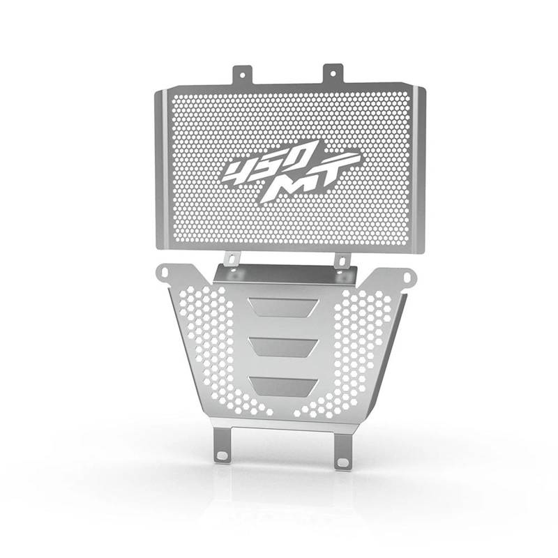 Kühlergrill Wache Schutz Motor Abdeckung Motorrad Fan Shield Protector Für CFMOTO 450MT 450 MT 2024 2025 2026(Silver,XXL) von YTREAMC