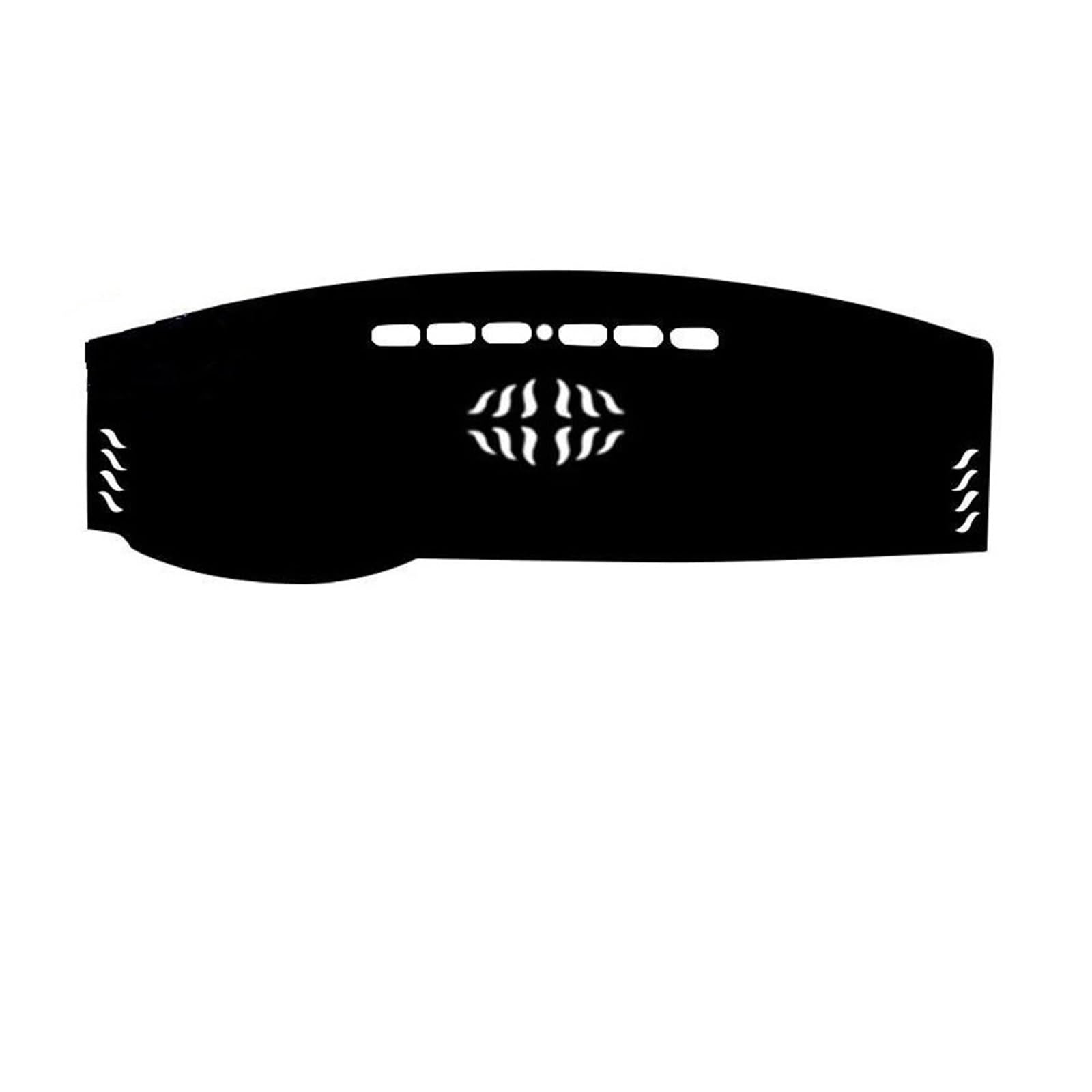 Leder-Armaturenbrett-Abdeckung Armaturenbrett-Matte Sonnenschutz Autozubehör LHD RHD Für Land Range Rover Sport 2014~2022 L494(Black Brown) von YTREAMC