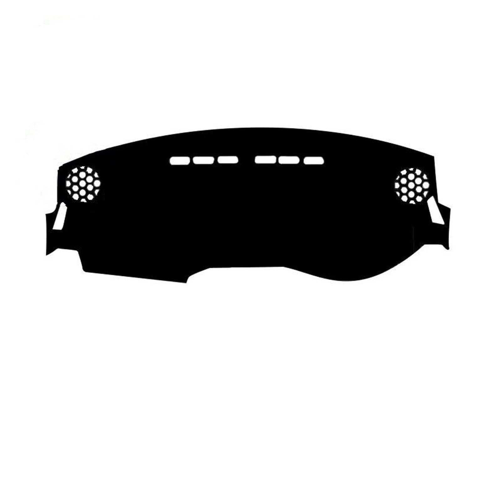 Leder-Armaturenbrett-Abdeckung Lichtschutz Sonnenschutz-Pad Zubehör LHD RHD Für Citroen C3-XR 2019–20(Black Red) von YTREAMC