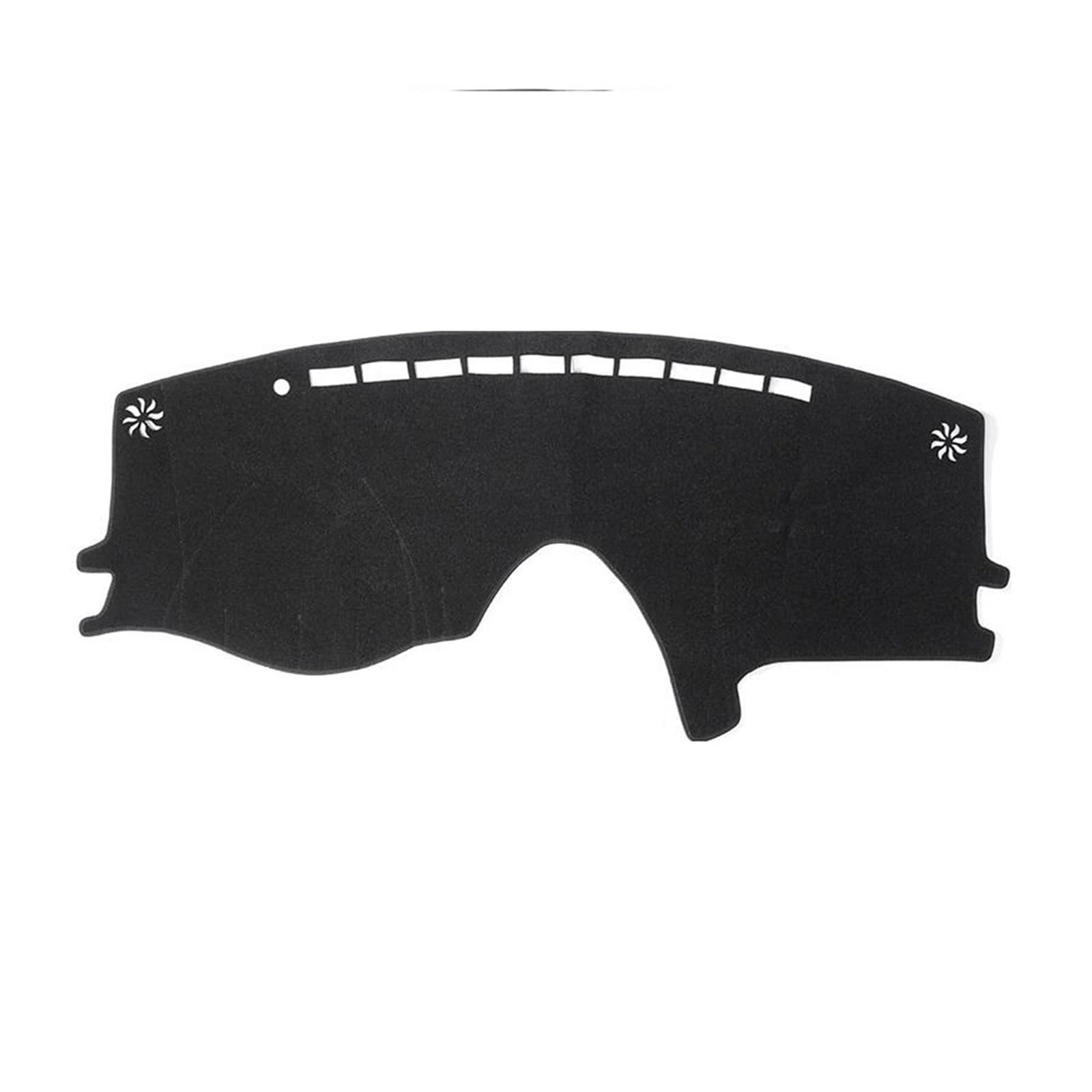 Leder Auto Armaturenbrett Abdeckung Dash Matte Sonnenschutz Pad Teppich Für Toyota Sienna XL20 2004-2010(Black Red) von YTREAMC