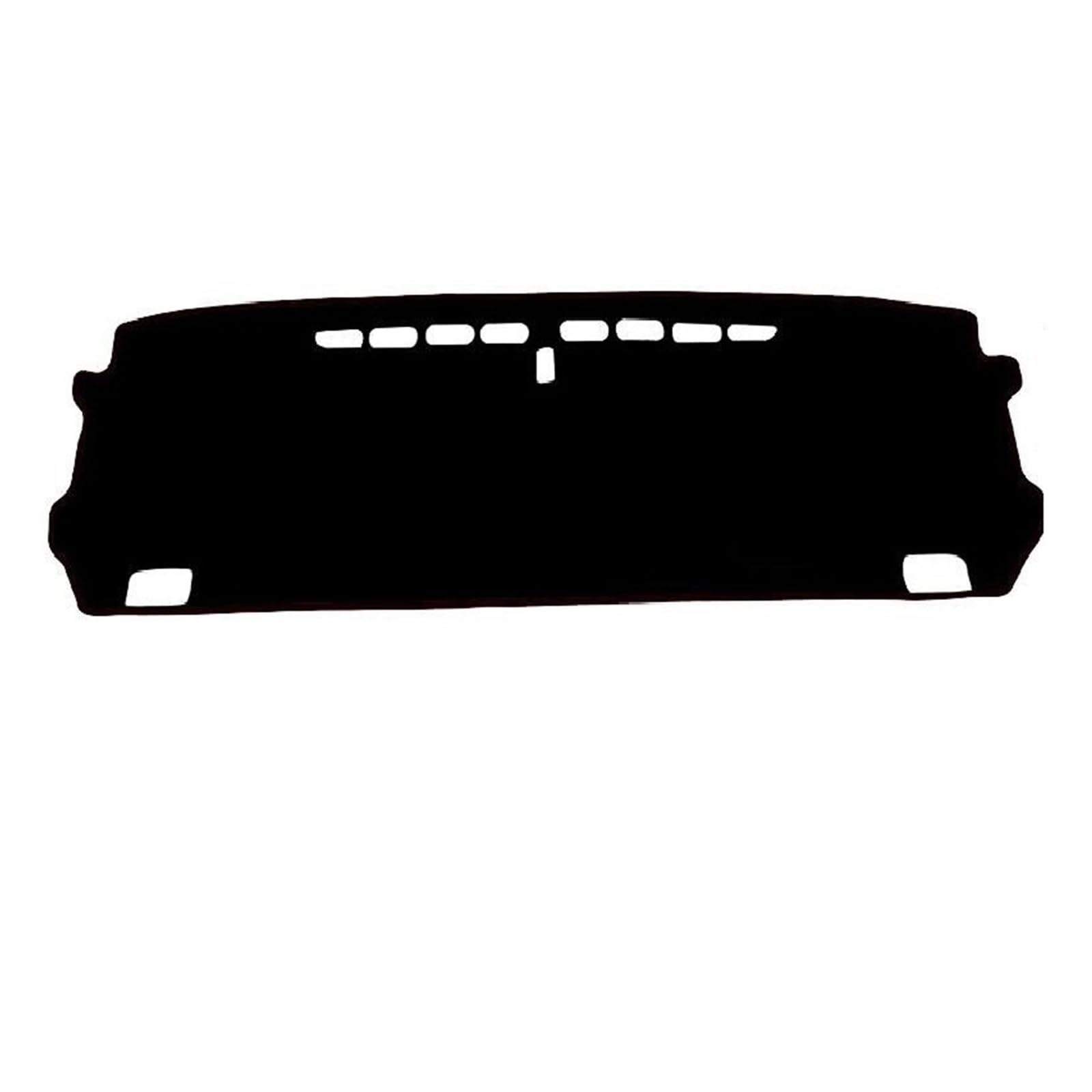 Leder Auto Dashboard Abdeckung Dash Matte Sonnenschutz Pad Anti-Sonne LHD RHD Für Jazz Für Fit GR GS 2020 2021 2022(Black Black) von YTREAMC