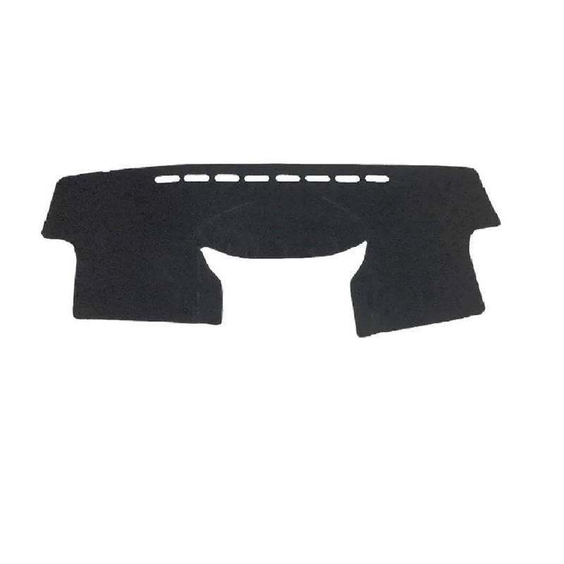 Leder Auto Dashboard-Dash Matte Abdeckung Sonnenschutz Pad Auto Zubehör Für Toyota Yaris Für Vitz XP90 2006-2011(Black Red) von YTREAMC
