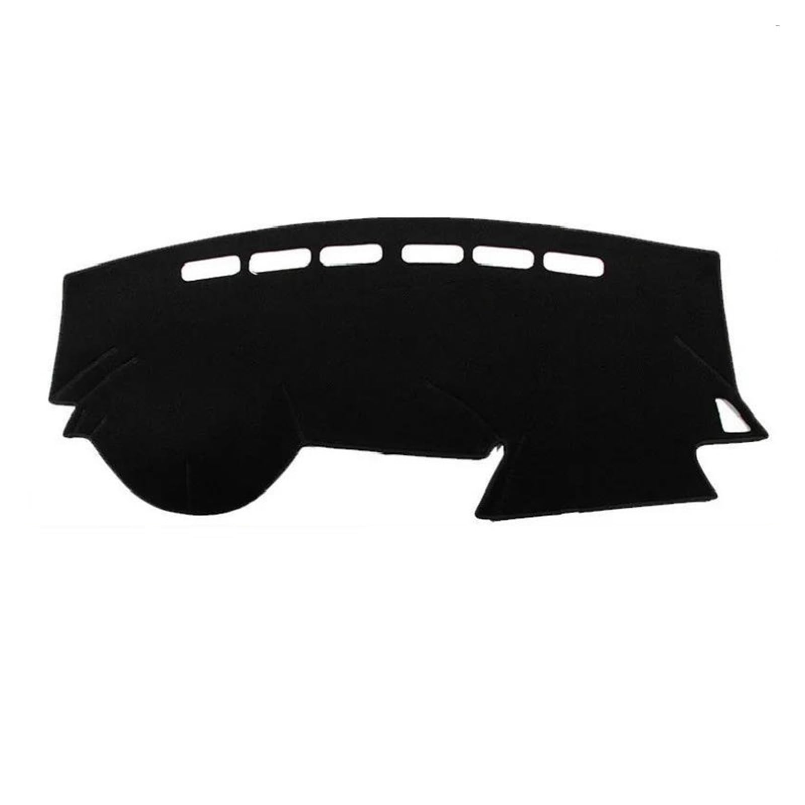 Leder Dashboard Abdeckung Sonnenschutz Nicht-slip Dash Matte Pad Auto Zubehör LHD RHD Für Kia K2 Für Rio 3 2012 2013 2014-2017(Black Red) von YTREAMC