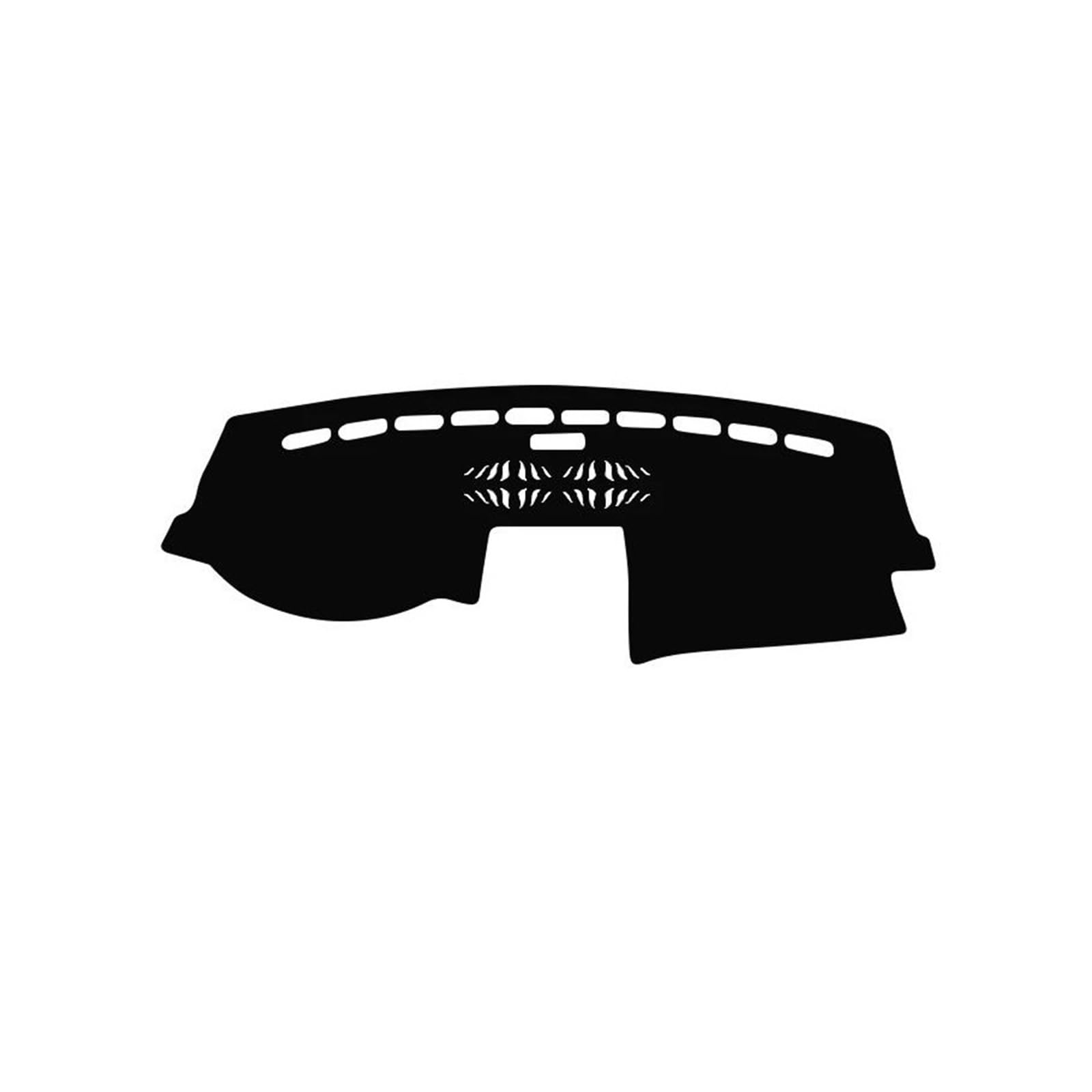 Mikrofaser Leder Auto Dashboard Abdeckung Dash Sonnenschutz Matte Pad Zubehör Für Touareg 7L 2003 2004 2005 2006 2007 2008 2009 2010(Rood) von YTREAMC