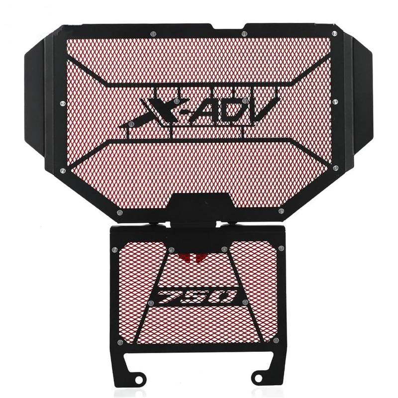 Motorrad Kühlerschutzgitter Abdeckung Schutz Kühlergrill Schutz Für XADV750 XADV 750 X-ADV 750 2017-2020(Rood) von YTREAMC
