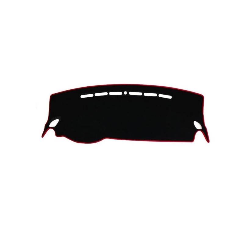 Wildleder Auto Armaturenbrett Abdeckungen Matte Schatten Kissen Pad Teppiche Zubehör Für MG ZS EZS 2017-2019(Brown) von YTREAMC