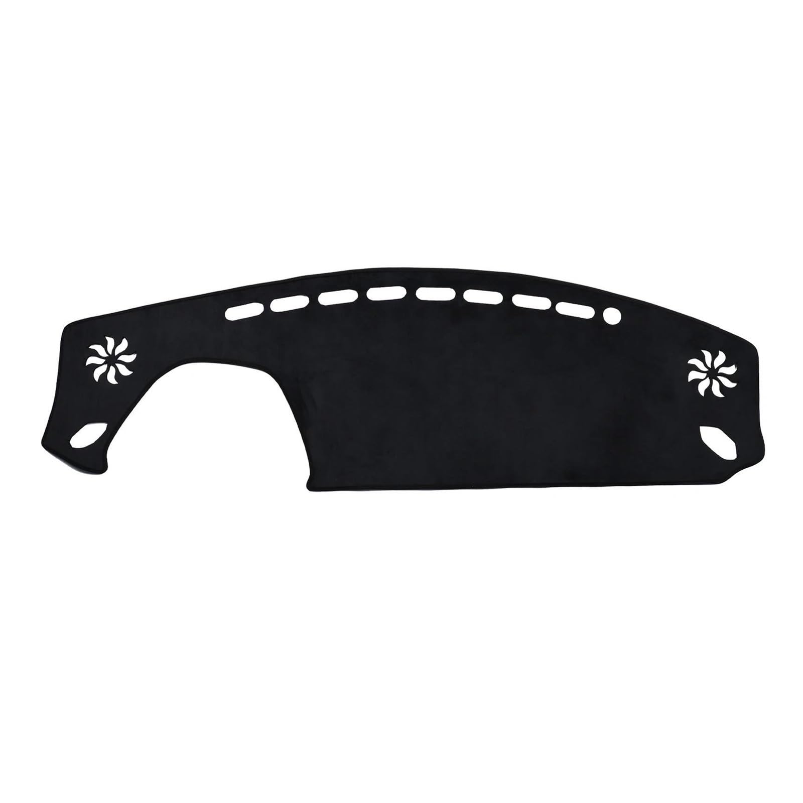 Wildleder Dash Matte Dashboard Abdeckung Pad Sonnenschirm Teppich Auto Zubehör Für Toyota 86 GT GR Für Subaru BRZ 2021-2023(Black Black) von YTREAMC