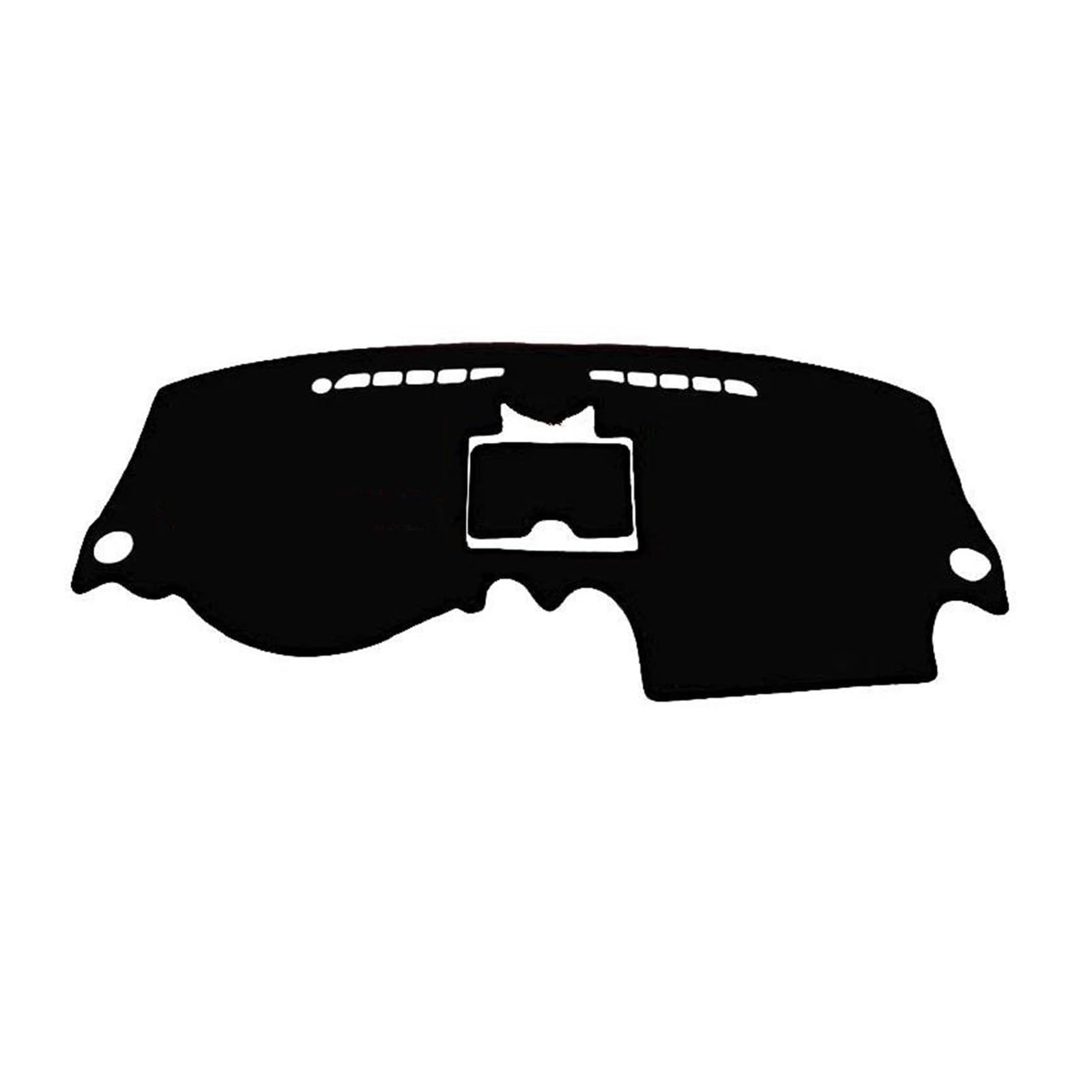 Wildleder Dashboard Abdeckung Teppich Cape Sonnenschutz Dash Matte Auto Innen LHD RHD Für Chevrolet Aveo Für Lova 2003-2011(Rood,With box) von YTREAMC