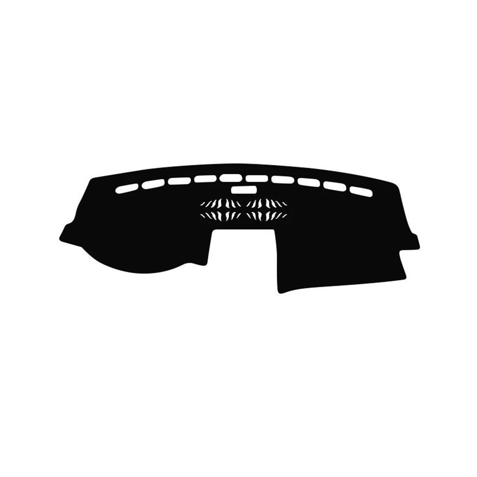 YTREAMC Auto Dashboard Abdeckung Dash Sonnenschutz Matte Pad Zubehör Für Touareg 7L 2003 2004 2005 2006 2007 2008 2009 2010(Brown) von YTREAMC
