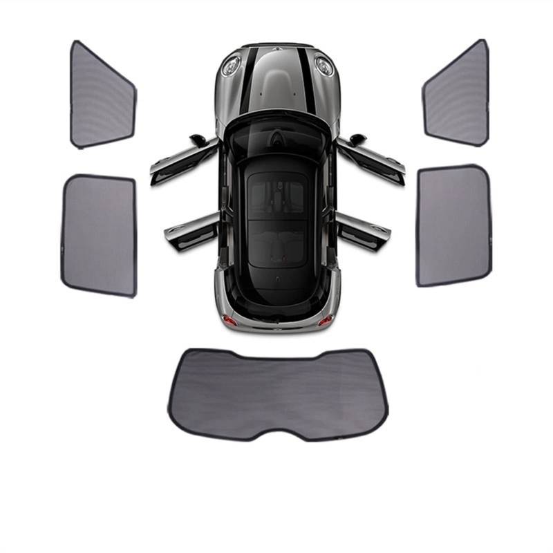 YTREAMC Auto-Sonnenschutzabdeckung Magnetischer Schutzvorhang Seitenfenster Sonnenschutzabdeckung Geeignet Für Jeep Wrangler Robin Hood 2014-2018(4) von YTREAMC