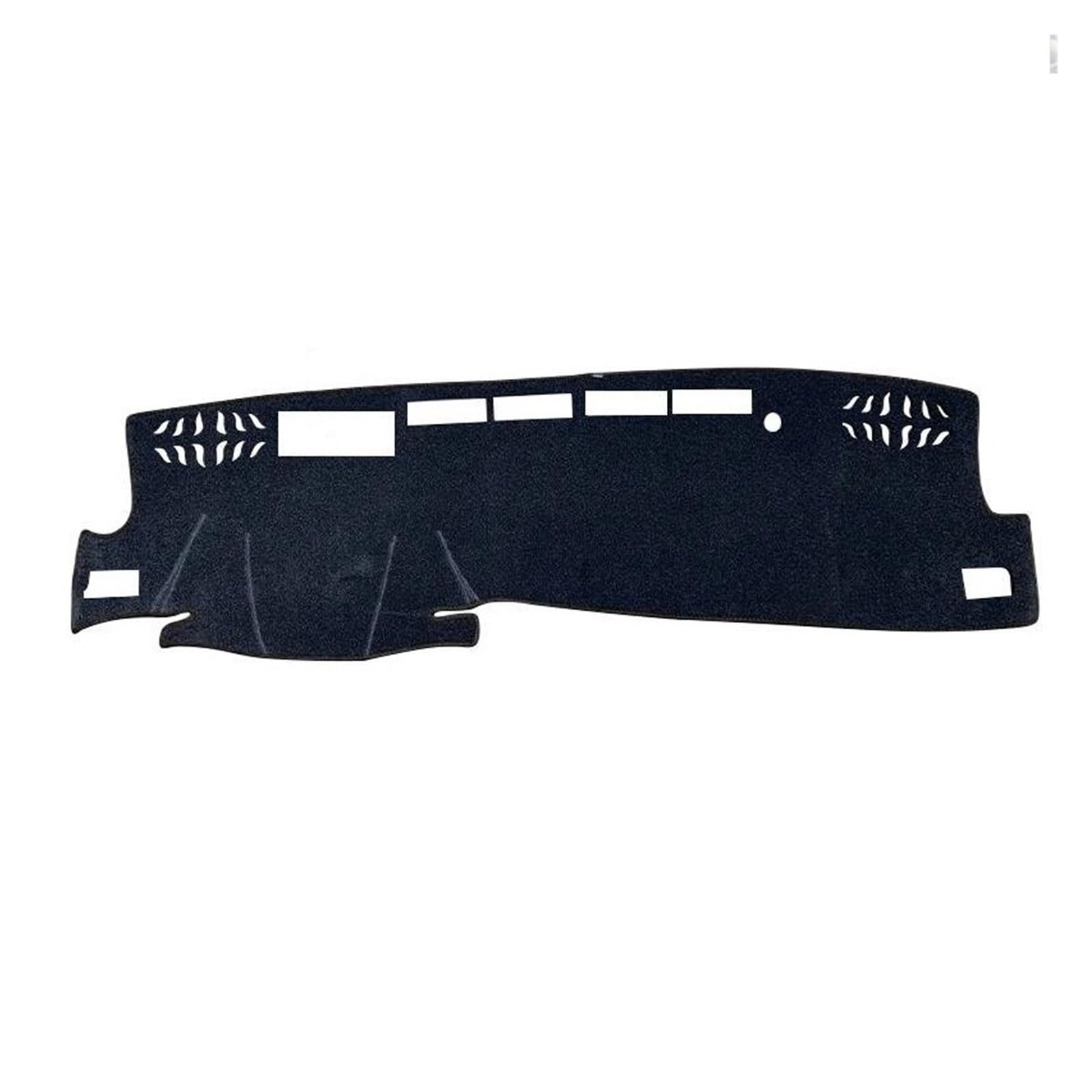 YTREAMC Carbon Faser Leder Dash Matte Auto Dashboard Abdeckung Sonnenschutz Dash Board Für Toyota Avalon 2018 2019 2020 2021 2023(Black Brown,with HUD) von YTREAMC