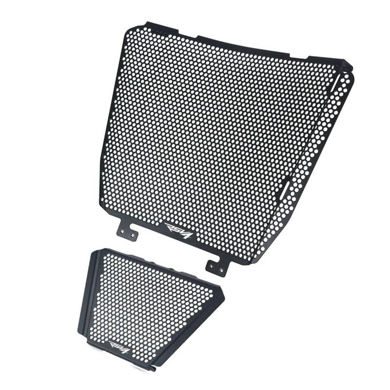 YTREAMC Für Aprilia Tuono V4 1100 Fabrik 17 RSV4 1000 APRC RF 1100RR Kühler Schutz Grille Abdeckung Schutz Ölkühler Abdeckung(A Set,M) von YTREAMC