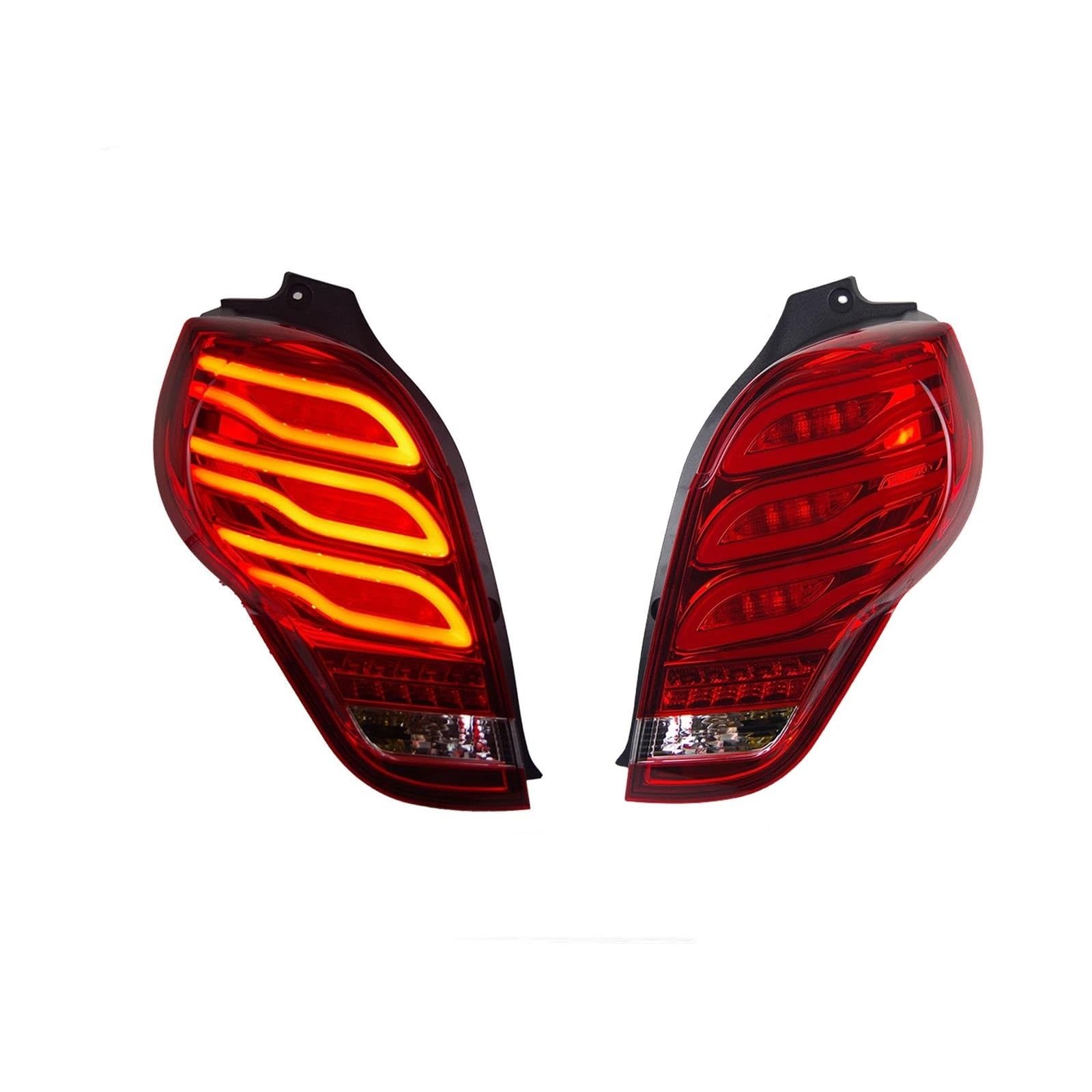 YTREAMC Für Chevrolet Spark 2011 2012 2013 2014 Rückleuchten Montage Auto Heckstoßstange Blinker Lampe Lampen Rücklicht Bremsrückleuchten(Hollow light) von YTREAMC