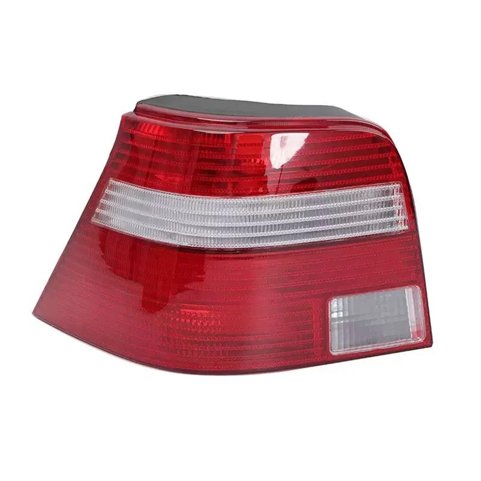 YTREAMC Für Golf 4 1998-2008 Rücklicht Hinten Warnung Bremslicht Blinker Auto Rücklicht Lampe Gehäuse Auto Zubehör(Wit,Left) von YTREAMC
