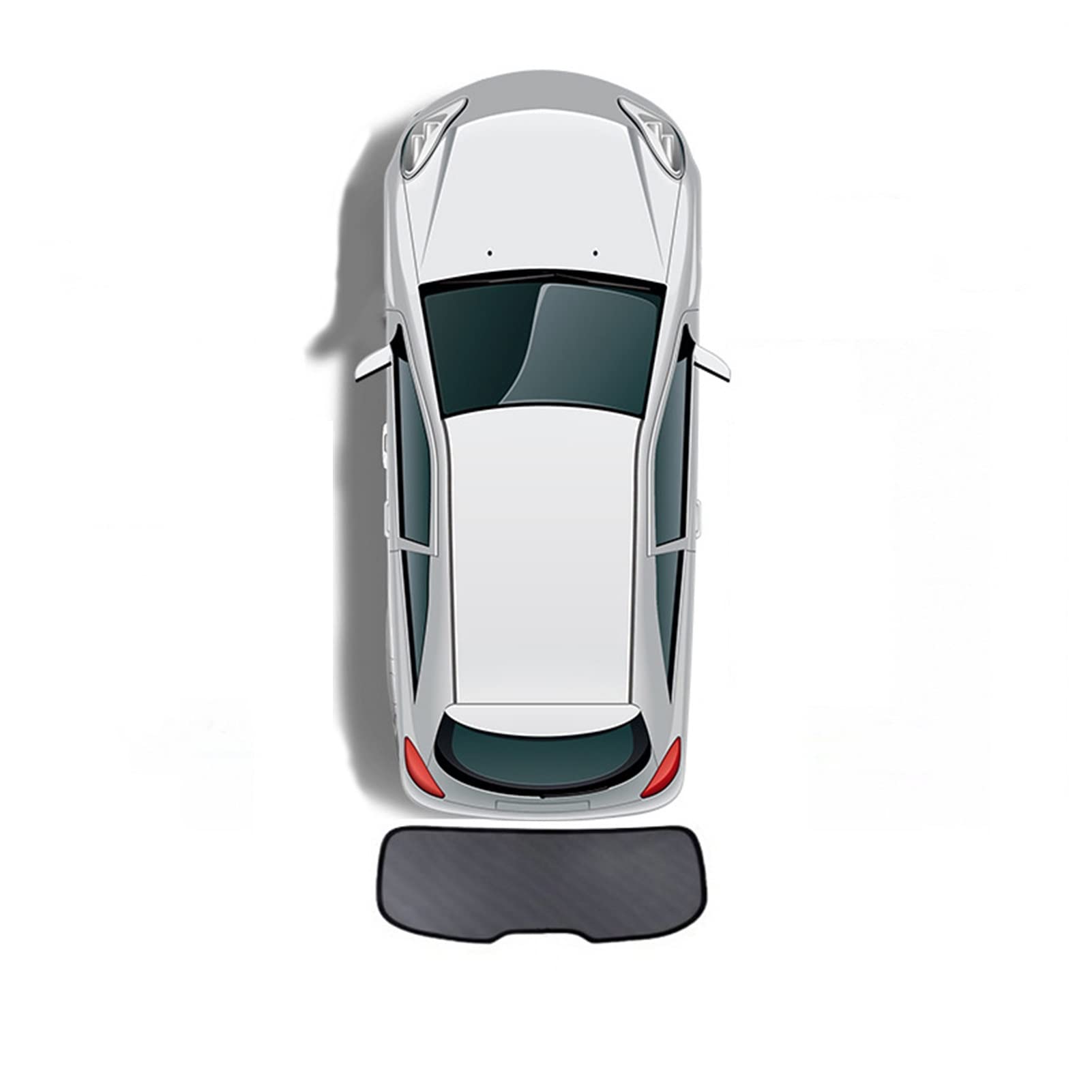 YTREAMC Für Honda Shadow 2020- Auto Sonnenschutz Mesh Sonnenschutz Seitenfenster Sonnenblende Sonnenschutz Isolierunga(1) von YTREAMC