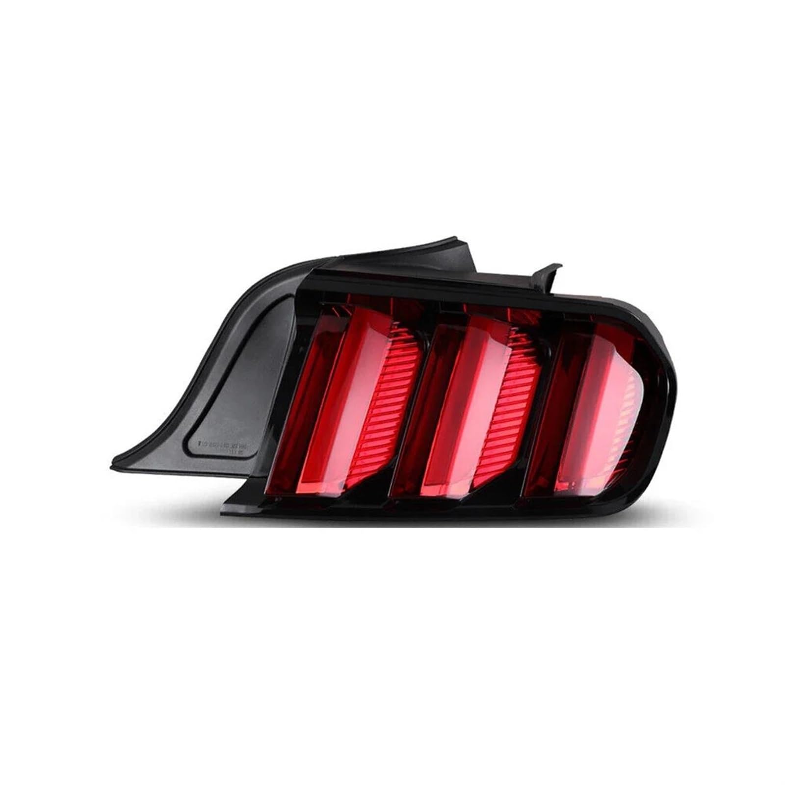 YTREAMC Für Mustang 2015-2022 Für GT350 Alle Modelle Rücklicht Montage LED Hinten Schwanz Lichter Bremse Lampen Mit Objektiv(Rood,Right) von YTREAMC