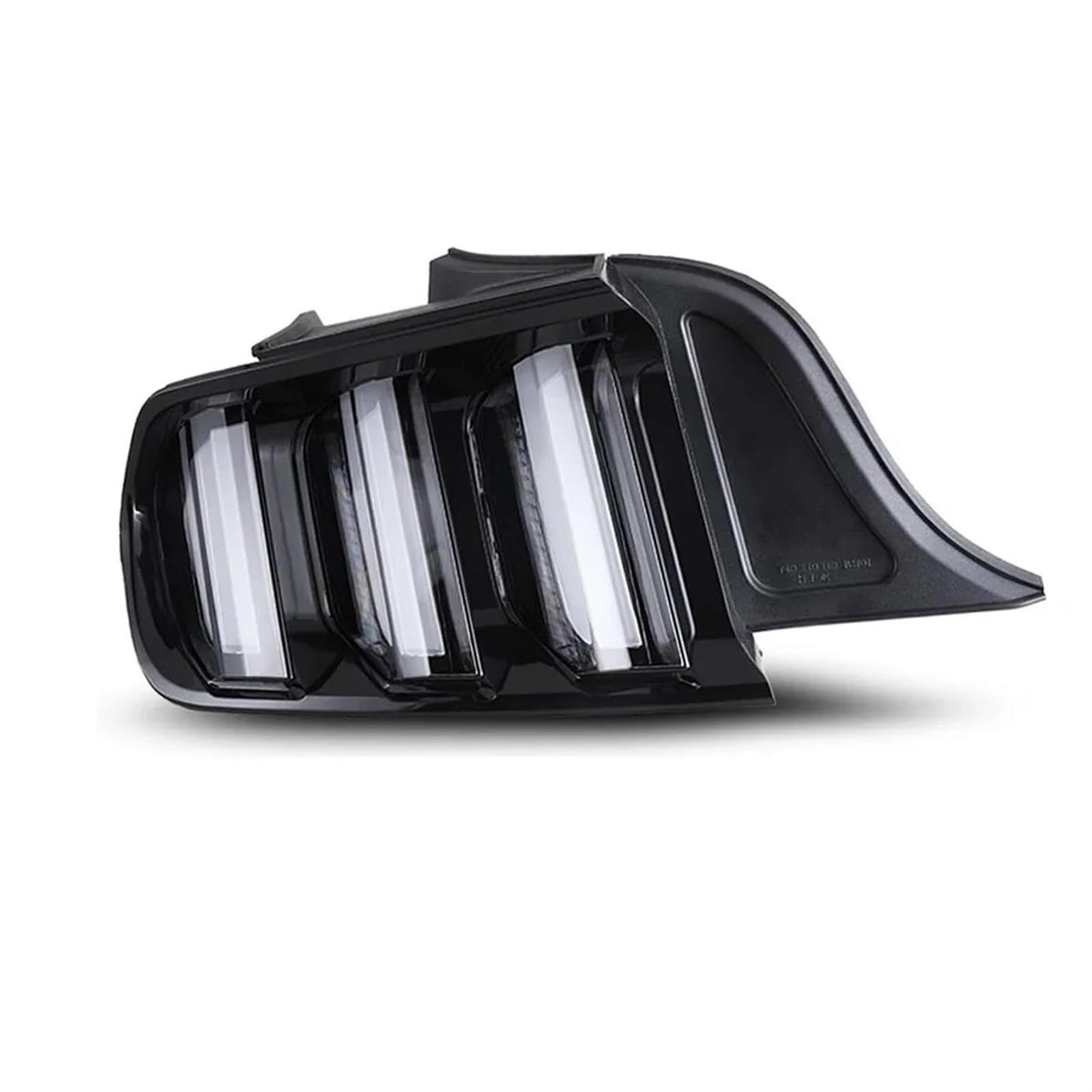 YTREAMC Für Mustang 2015-2022 Für GT350 Alle Modelle Rücklicht Montage LED Hinten Schwanz Lichter Bremse Lampen Mit Objektiv(Wit,Left) von YTREAMC