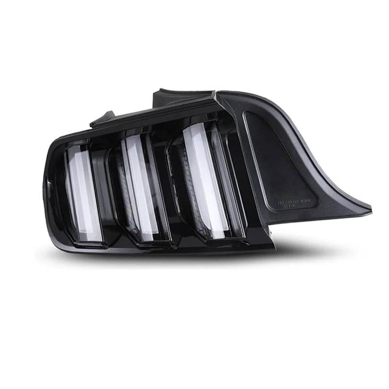 YTREAMC Für Mustang 2015-2022 Für GT350 Alle Modelle Rücklicht Montage LED Hinten Schwanz Lichter Bremse Lampen Mit Objektiv(Wit,Left) von YTREAMC