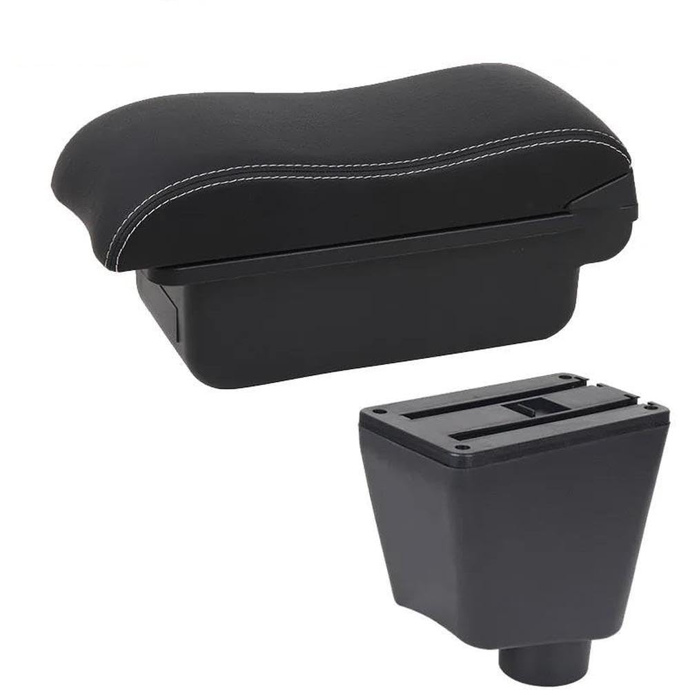 YTREAMC Für Renault Clio 4 Für Renault Clio 3 III IV Auto Armlehne Box Zubehör Lagerung Box Halterung Aschenbecher(Style3) von YTREAMC