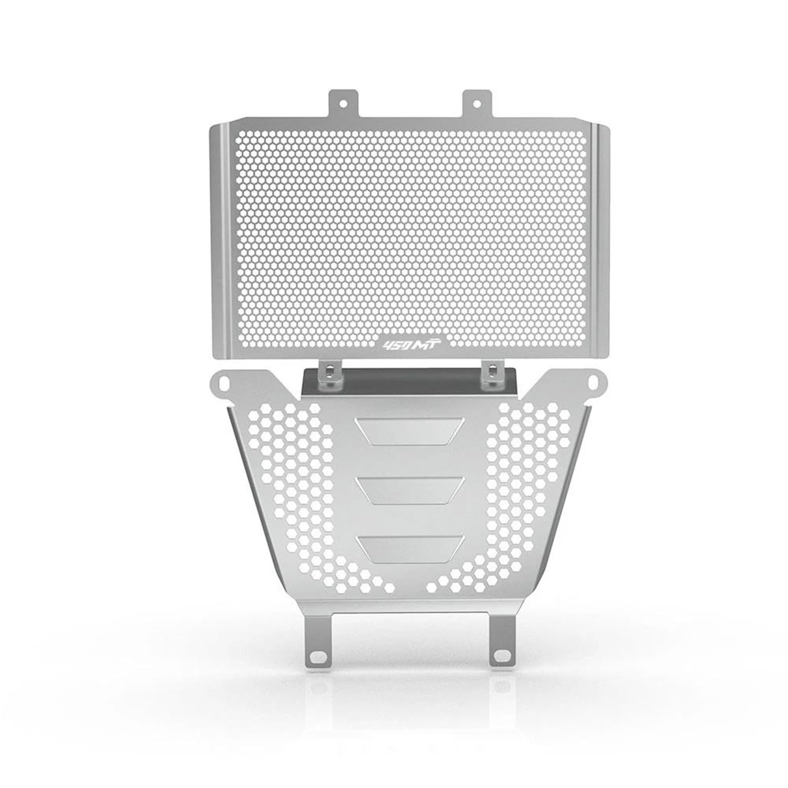 YTREAMC Kühlergrill Wache Schutz Motor Abdeckung Motorrad Fan Shield Protector Für CFMOTO 450MT 450 MT 2024 2025 2026(Silver,XS) von YTREAMC