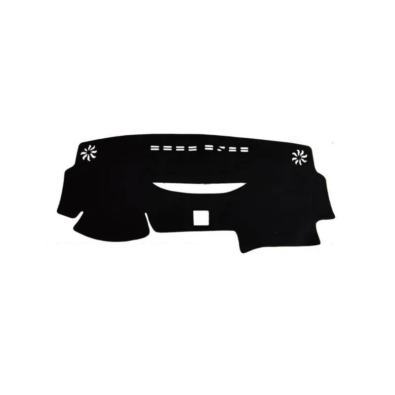 YTREAMC Leder-Armaturenbrett-Abdeckung Armaturenbrett-Matte Teppich Sonnenschutz Kissen Teppich Für Toyota Venza AV10 2008–2015(Black Red) von YTREAMC