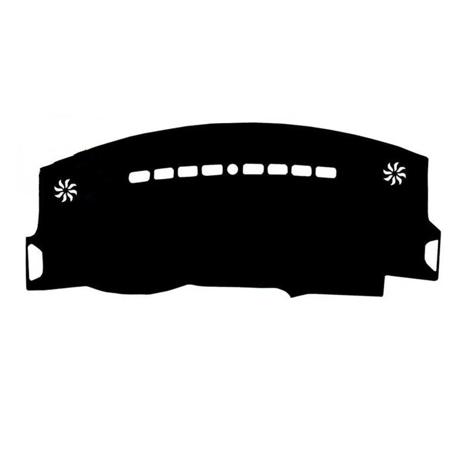 YTREAMC Leder-Armaturenbrett-Konsolen-Abdeckung Schutzpolster Armaturenbrett-Matte Sonnenschutz LHD RHD Für Citroen C4 2008–2018(Brown) von YTREAMC
