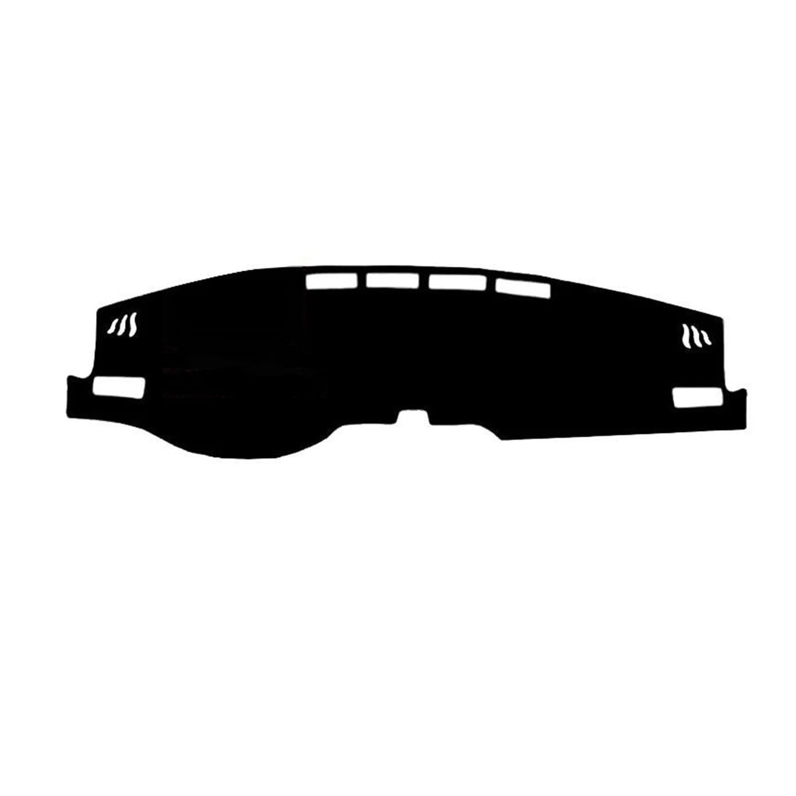 YTREAMC Leder Auto Innen Dashboard Abdeckung Dash Matte Teppich Kissen Für Toyota Harrier Für Venza XU80 2020 2021 2022 2023(Brown,Without HUD) von YTREAMC